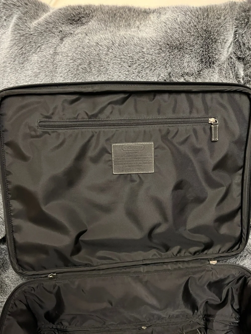 Coach unisex monogram logo all over carry on travel suit case bag - Picture 13 of 16